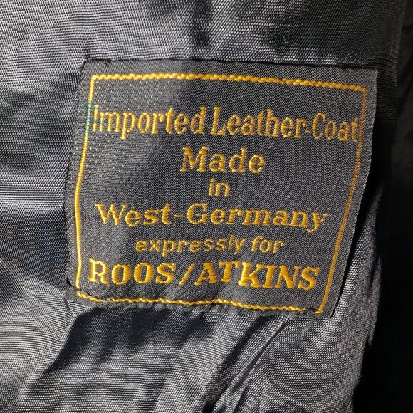 Vintage Women's Imported Leather Coat Made In West Germany - Picture 6 of 13